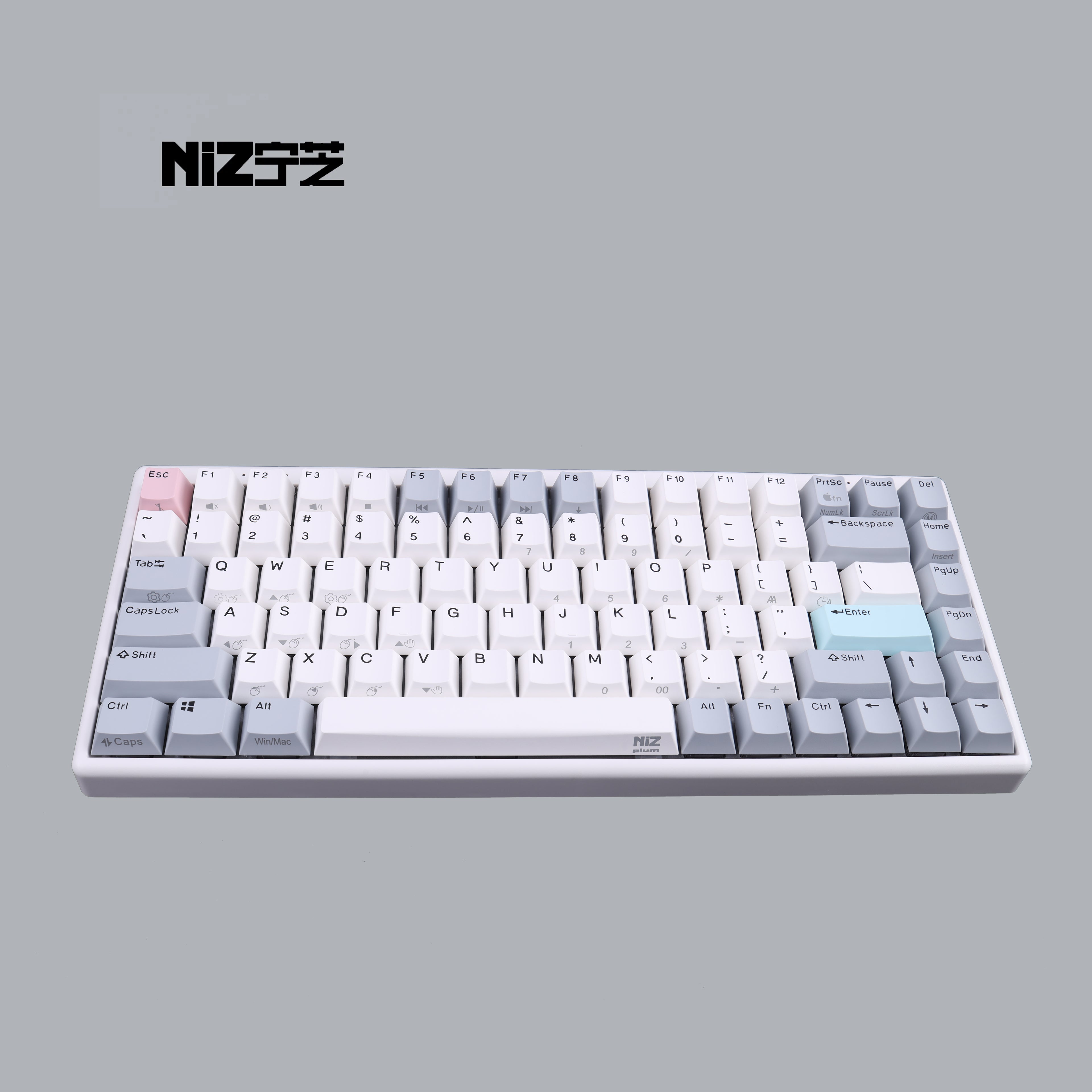 NiZ Plum Micro84 キーボード+キーキャップ+パームレスト - PC/タブレット